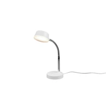 Veioza Trio KIKO metal, plastic, crom, alb, LED, 3000K, 4.5W, 500lm - R52501101