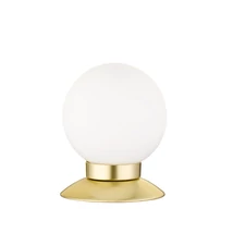 Veioza Trio PRINCESS metal, sticla, alama, alb, LED, 3000K, 3W, 250lm - R52551908