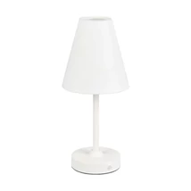 Veioza Trio KENNY metal, textil, alb, LED, 1.5W, 3000K, 140Lm - R53621101