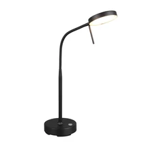 Veioza Trio MORENO, metal, negru, LED, 3W, 300lm, 2700K-4000K-6000K - Trio-R54561132
