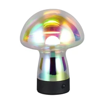 Veioza Trio DOOLEY  metal, sticla, negru, transparent, LED, 1W, 140lm, 3000K - Trio-R54981153
