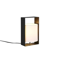 Veioza Trio PAIL metal, textil, negru, alb, E27 - Trio-R55751032