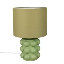 Veioza Trio KATE ceramic, textil, verde,  E27 - R56481915