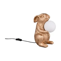 Veioza Trio RABBIT plastic, auriu, alb, G9 - R56511079