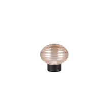 Veioza Trio EARL metal, sticla, negru, chihlimbar, LED, 3000K, 1.5W, 100lm - R57771113