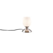 Veioza Trio CUP II metal, sticla, nichel, alb, E14 - R59441007