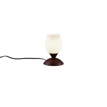 Veioza Trio CUP II metal, sticla, rugina, alb, E14 - R59441024