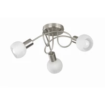 Spot Trio ANTIBES metal, sticla, nichel, alb, E14 - R60173007