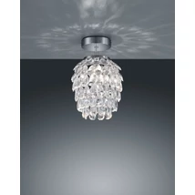 Plafoniera Trio PETTY metal, plastic, crom, transparent, E14 - R60451006