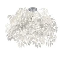 Plafoniera Trio LEAVY metal, plastic, crom, alb, E14 - R60463001