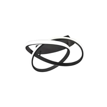 Plafoniera Trio COURSE metal, negru, LED, 3000K, 18W, 2400lm - R62051132