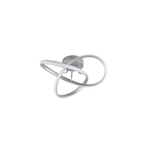 Plafoniera Trio MEO metal, plastic, gri, alb, LED, 3000K, 15W, 1800lm - R62101187