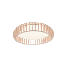 Plafoniera Trio MONTE lemn, plastic, maro, alb, LED, 3000K-6500K, 38W, 4400lm - R62171930