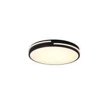 Plafoniera Trio TACOMA metal, plastic, negru, alb, LED, 2700K-6500K, 24W, 2500lm - R62241132