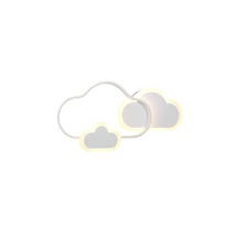Plafoniera Trio CLOUDY metal, alb, RGB-LED, 3000K, 29W, 3600lm - R62263131