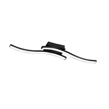 Plafoniera Trio ROUTE metal, plastic, negru, alb, LED, 3000K, 2x5W, 1000lm - R62472132