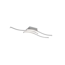 Plafoniera Trio ROUTE metal, plastic, nichel, alb, LED, 4000K, 3x5W, 1800lm - R62473407