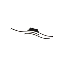 Plafoniera Trio ROUTE metal, plastic, negru, alb, LED, 4000K, 3x5W, 1800lm - R62473432