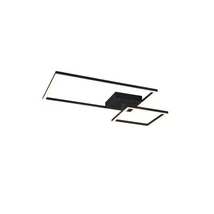 Plafoniera Trio PADELLA metal, negru, LED, 4000K, 25W, 3000lm - R62642432