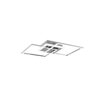 Plafoniera Trio VENIDA metal, plastic, crom, alb, LED, 4000K, 25W, 3000lm - R62793406