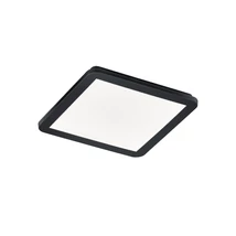 Plafoniera Trio CAMILLUS plastic, negru, alb, LED, 3000K, 16W, 1900lm, IP44 - R62931832