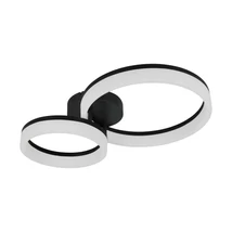 Plafoniera Trio SCOPE plastic, alb, negru, LED, 22W, 3000K, 2800Lm - R63601232