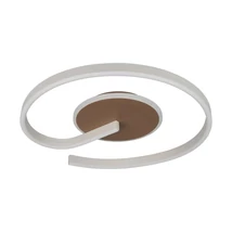Plafoniera Trio CALLE  metal, plastic, alb, maro, LED, 21W, 2300-3000-4000K, 2600Lm - R63631165