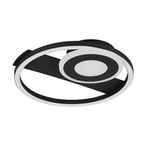 Plafoniera Trio HORUS metal, plastic, alb, negru, LED, 22W, 3000K, 2500Lm - R63671132