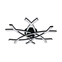 Plafoniera Trio POLLOCK metal, plastic, alb, negru, LED, 33W, 3000K, 3800Lm - R63691132
