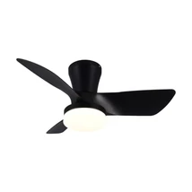 Corp de iluminat cu ventilator Trio RANDERS plastic, negru, LED, 20W, 2500lm, 2700K-6000K - Trio-R64412132