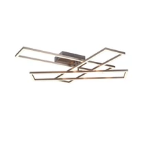 Plafoniera Trio CORSO metal, nichel, LED, 2700K-6000K, 36W, 4600lm - R64423107