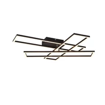 Plafoniera Trio CORSO metal, negru, LED, 2700K-6000K, 36W, 4600lm - R64423132