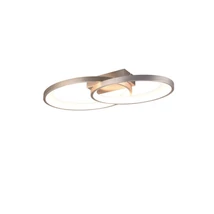 Plafoniera Trio MALAGA metal, nichel, LED, 3000K, 25W, 2900lm - R64482107