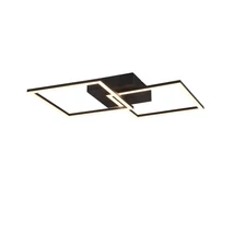 Plafoniera Trio TRAIL metal, negru, LED, 3000K, 20W, 2250lm - R64492132
