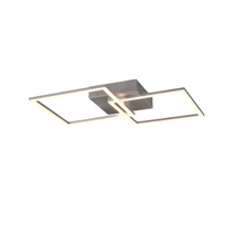 Plafoniera Trio TRAIL metal, gri, LED, 3000K, 20W, 2250lm - R64492187