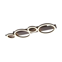 Plaoniera Trio LUMOS metal, negru, LED, 26.5W, 3100lm, 3000K - Trio-R64821109