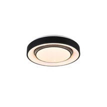 Plafoniera Trio MONA metal, plastic, negru, alb, RGB-LED, 3000K-6000K, 20W, 2400lm - R65041032