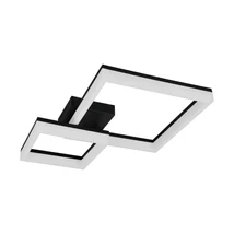 Plafoniera Trio CAMINO plastic, negru, LED, 22W, 3000K, 2800Lm - R65771232