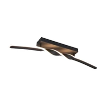 Plaoniera Trio GINKO metal, negru, LED, 18W, 1980lm, 3000K - Trio-R65791132