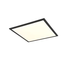 Plafoniera Trio BETA metal, plastic, negru, alb, RGB-LED, 2700K-6500K, 18W, 2000lm - R67664532