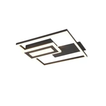 Plafoniera Trio SPIRO metal, negru, LED, 22W, 2500lm, 3000K - R67862132