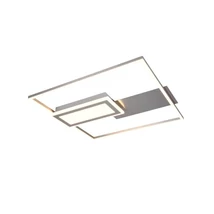 Plafoniera Trio SPIRO, metal, nichel, LED, 32W, 3800lm, 2700K-6500K - Trio-R67862907