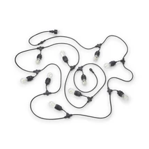 Lampa de decor Trio CHAIN plastic, negru, E27, IP44 - Trio-R74771132