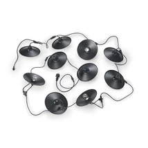 Lampa de decor Trio CHAIN plastic, negru, E27, IP44 - Trio-R74771932