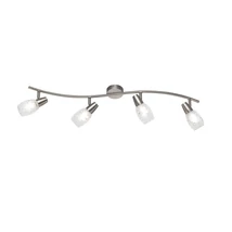 Spot Trio COLMAR metal, sticla, nichel, alb, E14 - R80024007