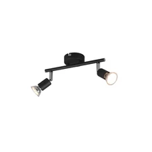 Spot Trio PARIS metal, negru, GU10 - R80912032