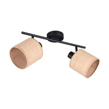 Plafoniera Trio AIMEE metal, natur, negru, bej, E14 - R81852036