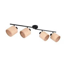 Plafoniera Trio AIMEE metal, natur, negru, bej, E14 - R81854036