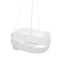 Pendul Zuma Tornado metal,alb,E27 - ZU-1117