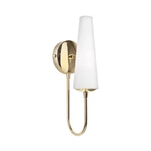Aplica de perete Zuma Magnum metal,sticla,auriu,alb,E14 - ZU-1120